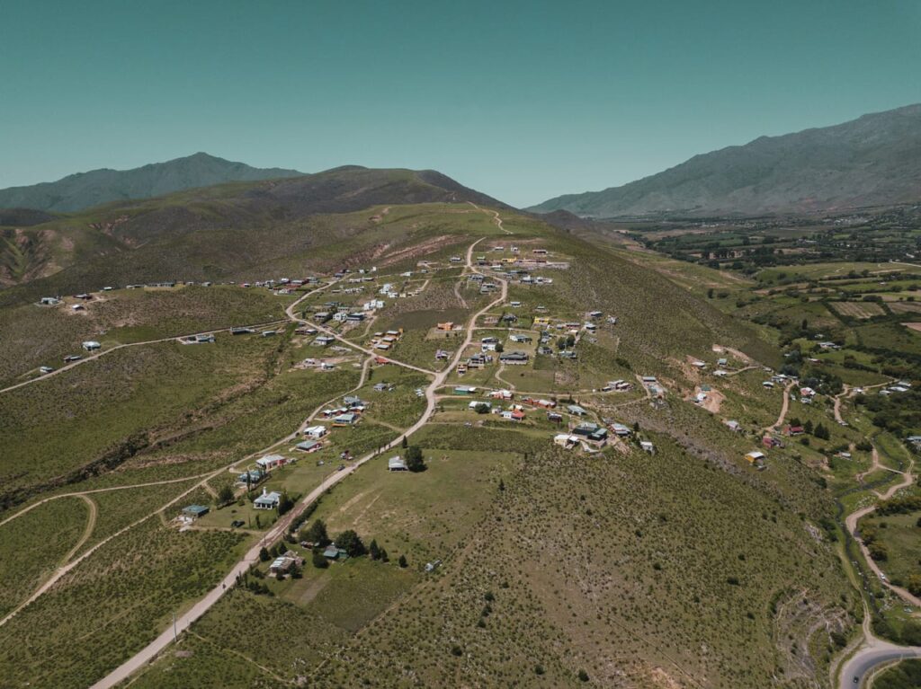 Aerial view of green and brown mountains during daytime